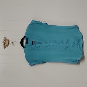 The Limited aqua blouse